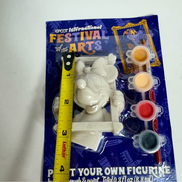 NWT. Disney Minnie Mouse 2024 Epcot Festival Of The Arts Paint Your Own Figure - Picture 8 of 8